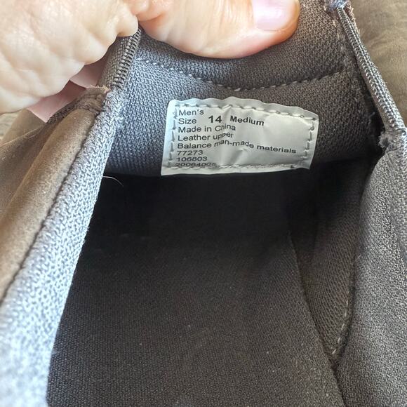 Duluth Wild Boar Leather Smooth Toe Shoe Size 14 Moccasin Slip On Brown Comfort - Picture 9 of 13